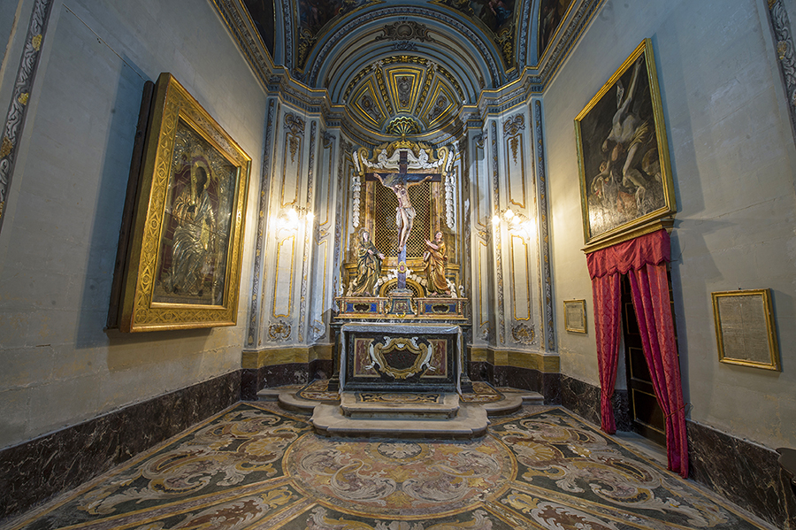 Holy crucifix chapel Mdina cathedral